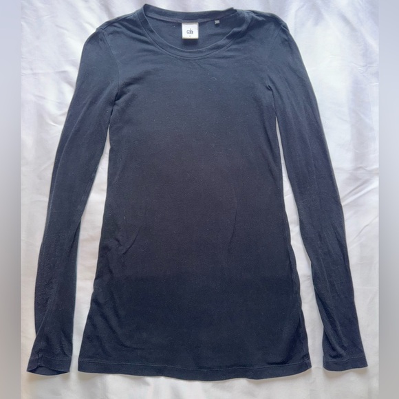 CAbi Black Long Sleeve Tee Size XS - Picture 1 of 3
